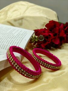 Combo Handmade Silk Bangles