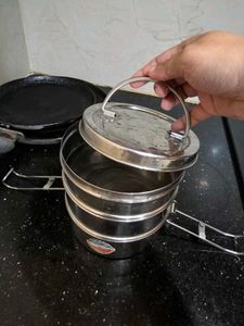 3 Tier Steel Lunch Box