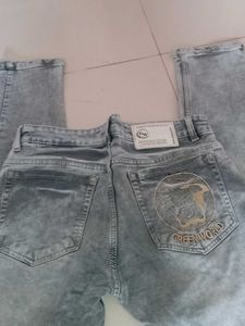 Stylish Grey Denim Jeans