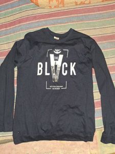 Black Graphic Print T-Shirt