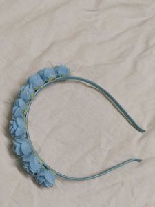 Blue Floral Headband