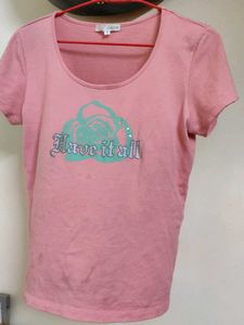 Cute Pink Graphic Tee