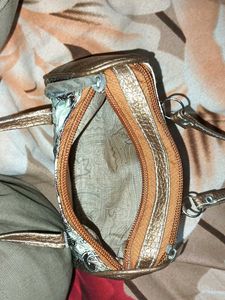 Unique Bronze-tone Handbag