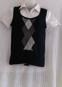 Apt. 9 Argyle Sweater Vest Top