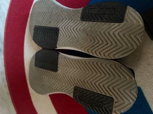 Adidas Black &amp; White Athletic Shoes