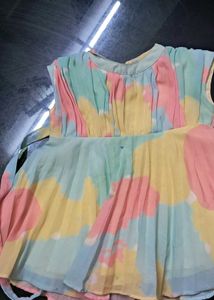 Floral Ruffle Dress Combo