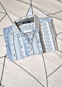 Zudio Shirt Half Sleeve Size L