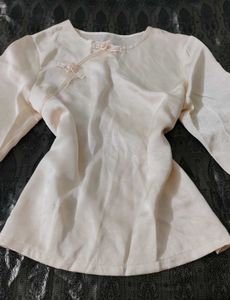 *SALE* White Qipao Blouse