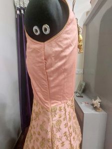 Pink Sleeveless Wedding Gown for Sale