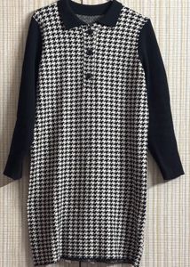 Houndstooth Midi Dress