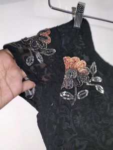 Black Transparent Suit - Inner Set
