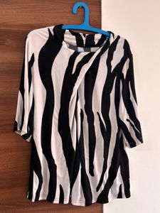 Zebra Print Top