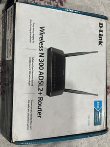 D-Link N300 Adsl2 Router With Full Accessories