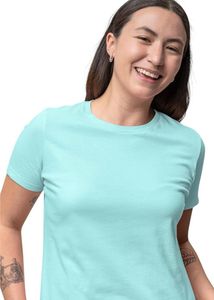 Aqua Blue Casual T-Shirt