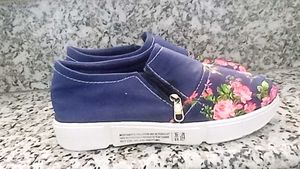 Floral Slip-On Sneakers