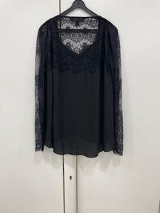 🖤Elite Noir Alert!River Island Draped Lace Top✨