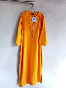 Yellow Kurta For Haldi
