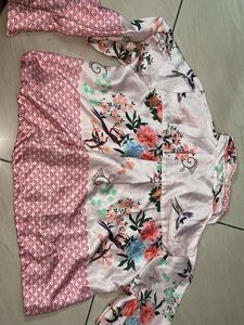 Floral Crop Shirt