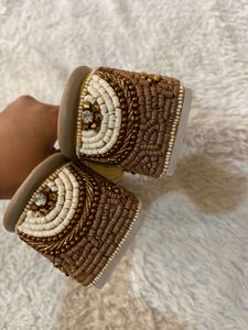 Price Drop Queens Beaded Sandals