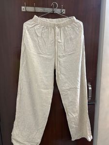 Beige Embroidered Shirt Pants