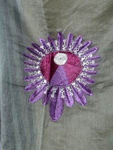 Chanderi Dupatta With Beautiful Thread Work And Colors