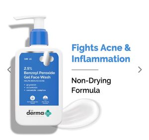 The Derma Co Facewash Sealed Benzoyl Peroxide
