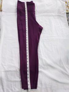 H&amp;M SPORTS TIGHTS (PLUM PURPLE)