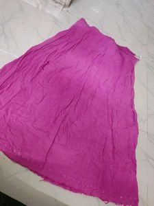 Stylish Pink Ethnic Skirt