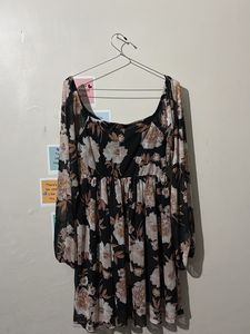 Floral Print Mini Dress