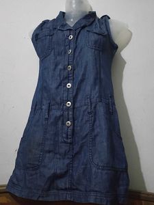 Floral Denim Tunic