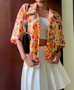 Floral Print Short Sleeve top