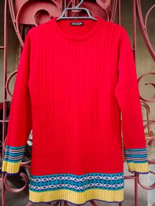Red Beautiful Sweater