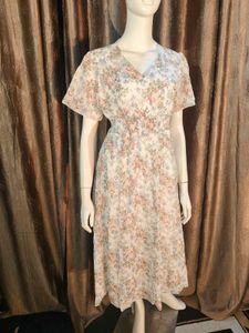 Floral Print Midi Dress