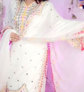Elegant White Kurta Set