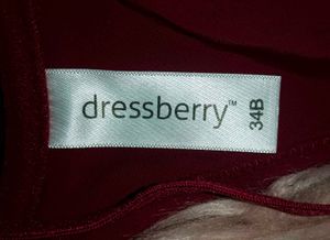 Beautiful Red Front Clasp Bra
