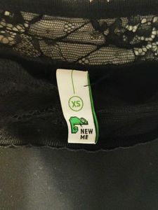 Brand New Black Lace Trim Maxi Skirt – Never Worn!