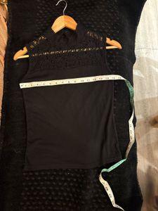 Elegant Black Lace Top