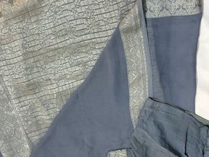 Elegant Blue Saree