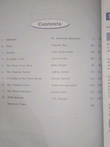 Workbook On Ecohes,ISC Collection Of Short Storie