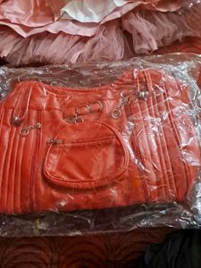 Red Vintage Shoulder Bag