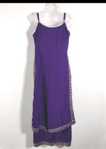 Purple Kurta Set