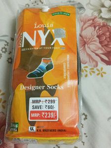 3 Pairs Men Socks (Free Size)