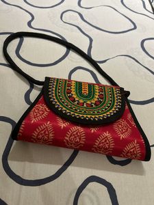 Embroidered Clutch Purse