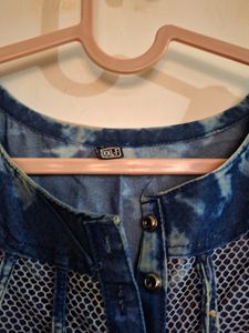 Blue Denim Kurta