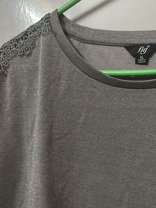 Shimmer Grey Top