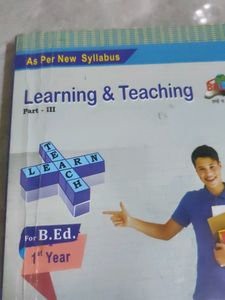 Learning And Teaching B.Ed Book 1st Year