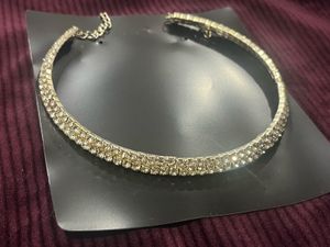 Sparkling Rhinestone Choker Necklace