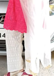 Pink Kurti With Plazo Pant