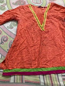Nice Printed Cotton Short Kurty