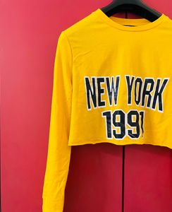 Shein Cropped Sweatshirt